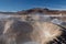 Sol de Maniana mud geysers in Bolivia