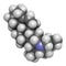 Solanidine potato toxin molecule. 3D rendering. Atoms are represented as spheres with conventional color coding: hydrogen (white