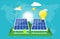Solar batteries changing saving planet