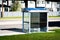 Solar Bus Shelter producing clean energy