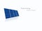 Solar cell power energy grid system in idea concept background