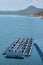 Solar cells on the lake of Srinagarindra Dam on Khwae Yai River