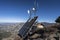 Solar Communication Towers on Mountaintop
