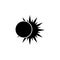 Solar eclipse icon. Elements of space Icon. Premium quality