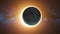 Solar Eclipse by a Lunar event with Ring of Fire