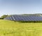 Solar Farm panels,producing green energy,in the Cotswolds area of Gloucestershire,England, United Kingdom