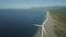 Solar Farm with Windmills. Philippines, Luzon