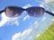 Solar glasses and sky 3
