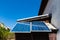 Solar Panel Blue Texture Close Detail Energy Renewable Device Installation