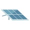 Solar panel cartoon vector illustration