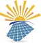 Solar panel logo
