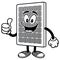 Solar Panel with Thumbs Up Illustration