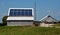 Solar Panels On A Barn