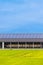 Solar panels on a new farm barn