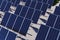 Solar panels, photovoltaic, alternative electricity source, 3d