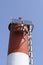Solar panels on the Sidney Spit lighthouse, Sidney Spit, Gulf Islands National Park Reserve