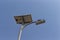 Solar pannel and LED street lamp