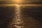 Solar path on the sea on a sunrise