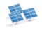 Solar photovoltaic panels cells power station
