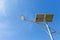 Solar photovoltaic powered street lamp