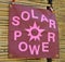 Solar Power Banner Sign