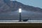 Solar power energy lights up the Mojave desert