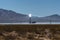 Solar power energy lights up the Mojave desert