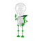 Solar powered light bulb robot - ok