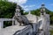 Solar Serenity: Iguana\\\'s Tranquil Soak Amidst Mayan Ruins in Yucatan, Mexico