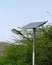 Solar street light used in rural india