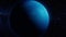 Solar System - Neptune. It is the eighth and farthest planet from the Sun in the Solar System. It is a giant planet