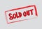 Sold Out text rubber seal stamp watermark.