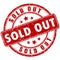 Sold out vector stamp