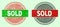 SOLD Round Bicolor Watermarks - Corroded Texture
