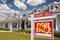 Sold Short Sale Real Estate Sign and House - Right