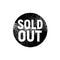 Sold stamp vector icon background. Sold out seal sign grunge badge