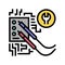 solder and repair electronic color icon vector illustration