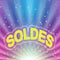 Soldes abstract background
