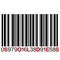 SOLDES message on barcode