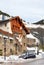 SOLDEU, ANDORRA - FEBRUARY 7, 2017: Street of Soldeu ski resort