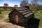 Soldier Encampment Wood Cabin Home at Valley Forge