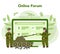 Soldier online service or platform. Millitary force employee