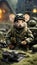 Soldier Paws: Furry Mouse in the Frontlines of Army Bravery