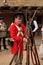 Soldier during reinactment at Bent`s Old Fort National Historic Site