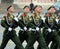 Soldiers of the 27th separate guards motorized rifle Sevastopol red banner brigade during the parade on red square