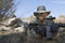 Soldiers Aiming Rifles In Field