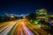 Soldiers Field Road and buildings at Harvard Business School, in