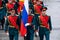 Soldiers of the honorary presidential guard of the Russian Federation
