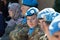 Soldiers of the Italian UNIFIL contingent