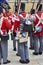 Soldiers stand in formation during Tamborrada of San Sebastian. Basque Country.